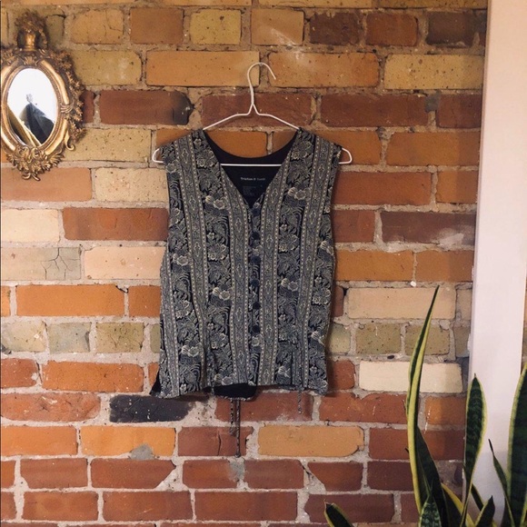 Vintage floral vest - Picture 3 of 6